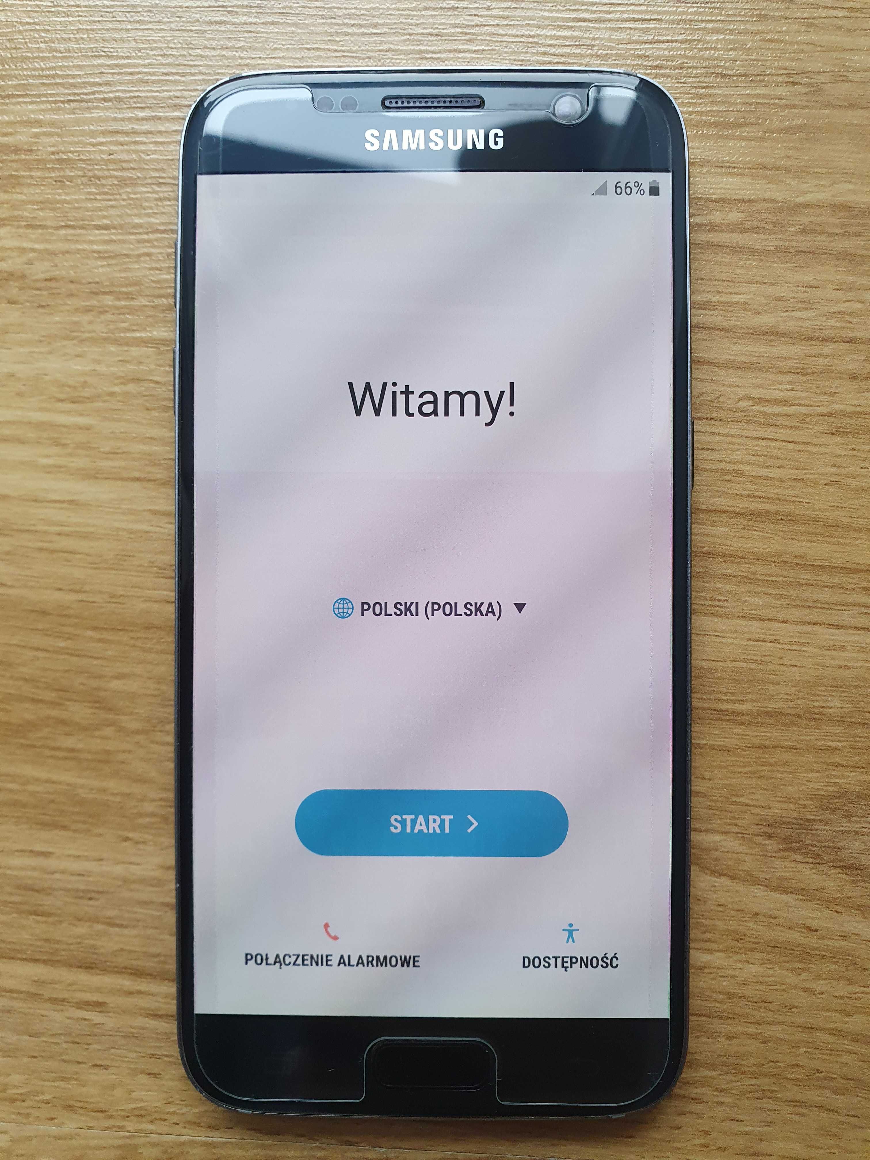 Telefon Samsung Galaxy S7 czarny,BDB stan, gratisy, sprzedaję kpl 1 wł