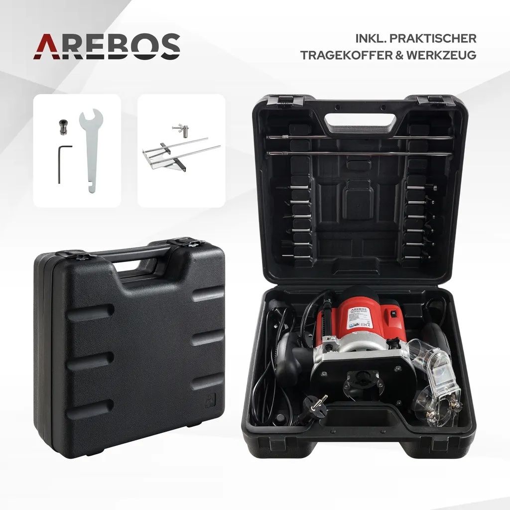 Frezarka Arebos z walizką 1200W