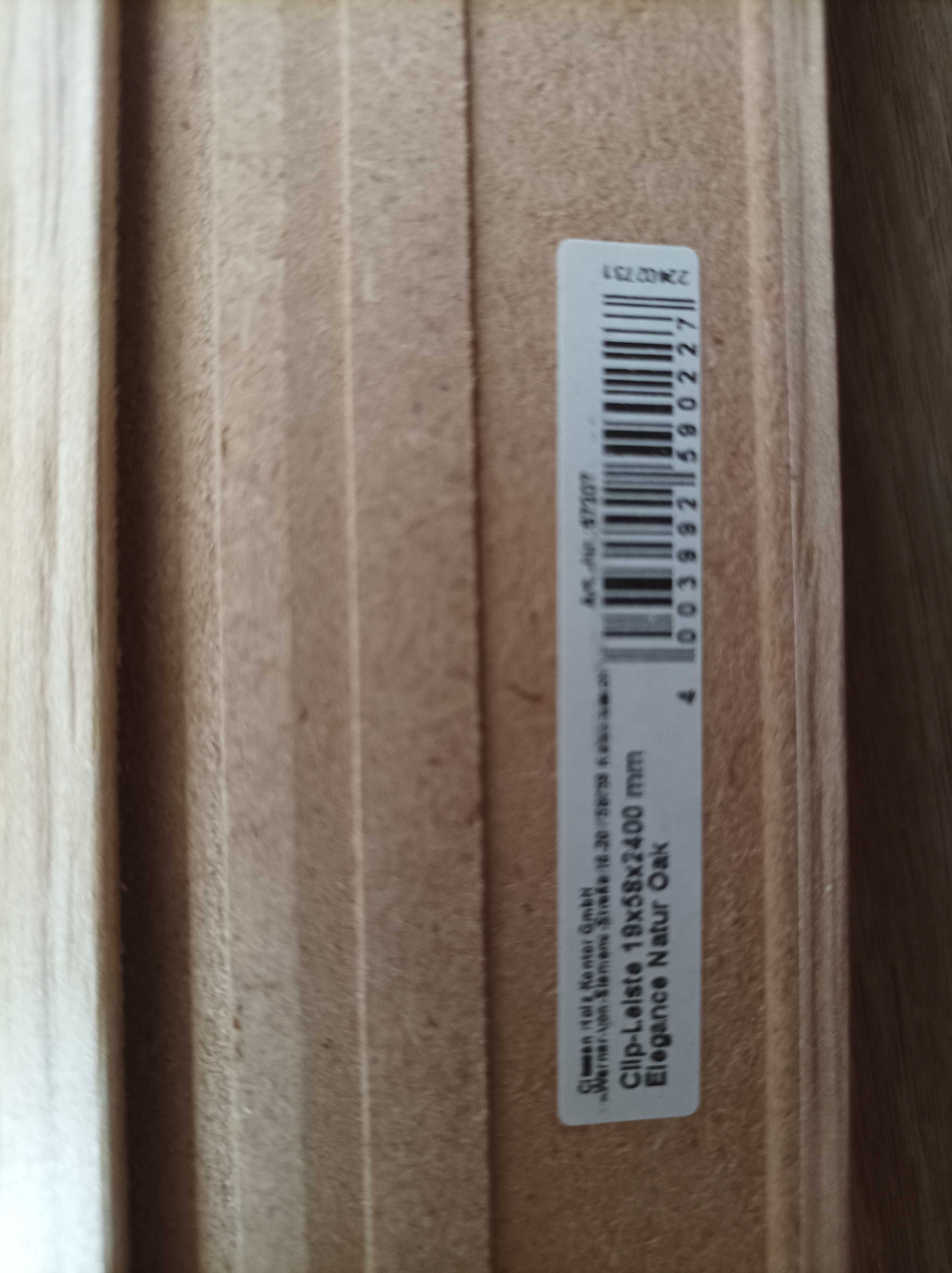Listwa przypodłogowa komfort Elegance Natural Pak - 6 szt -2400mm