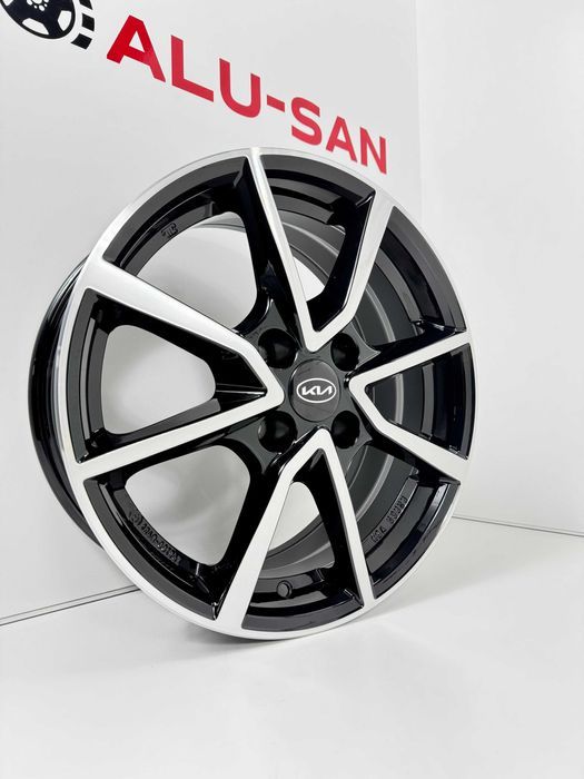 NOWE alufelgi KIA 16" 4x100 PICANTO RIO SHUMA STONIC - Czarny Poler