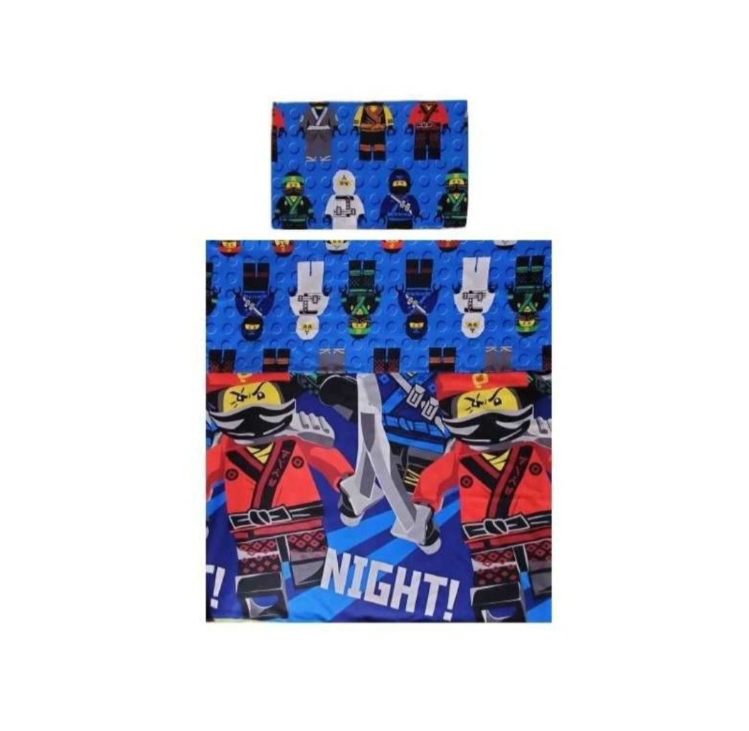 Pościel dziecięca dwustronna Lego Ninjago CharacterWorld 135x200 cm
