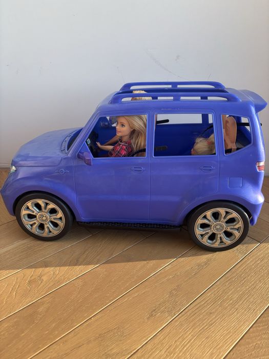 Auto samochód barbie fioletowy duży suv MATTEL