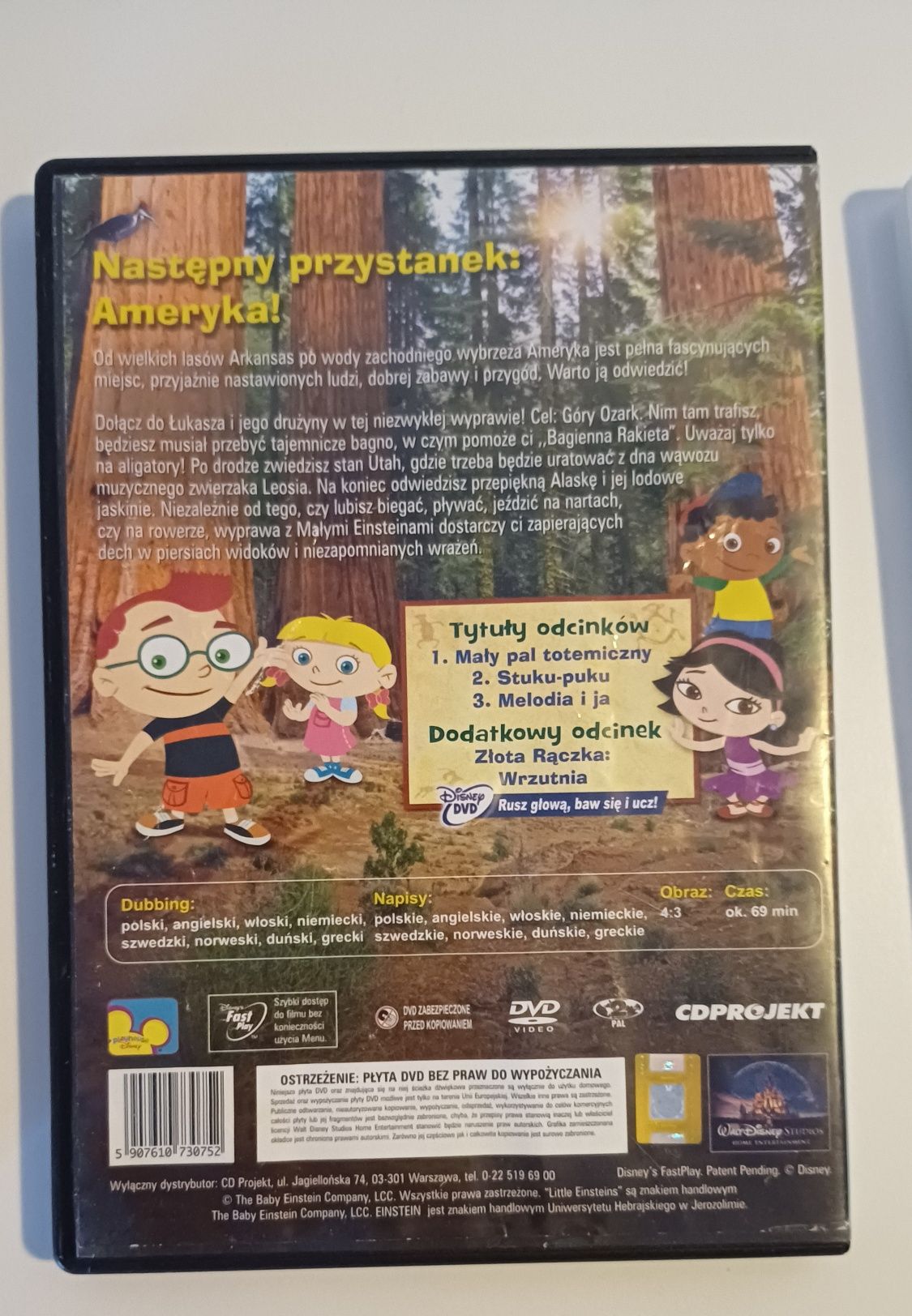 Disney Mali einsteini little einsteins zestaw 3 płyt