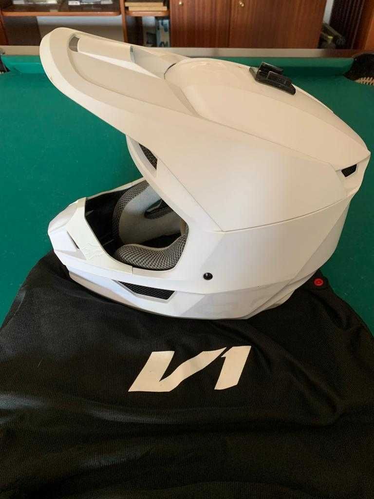 Capacete MX/DH Fox V1 - L