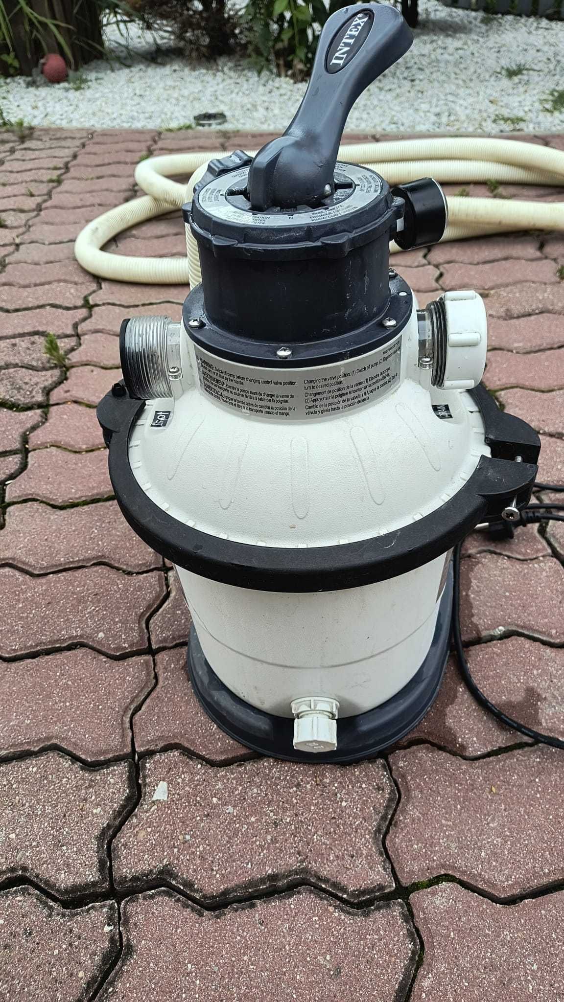 Pompa basenowa piaskowa intex sf90220-1 + basen Bestway Steel Pro Max