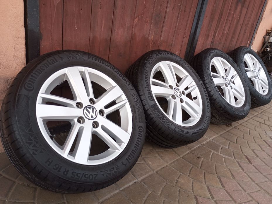 Alu 16" 5x112 ET 50 VW Golf Passat Touran Jetta Caddy Audi Seat Skoda