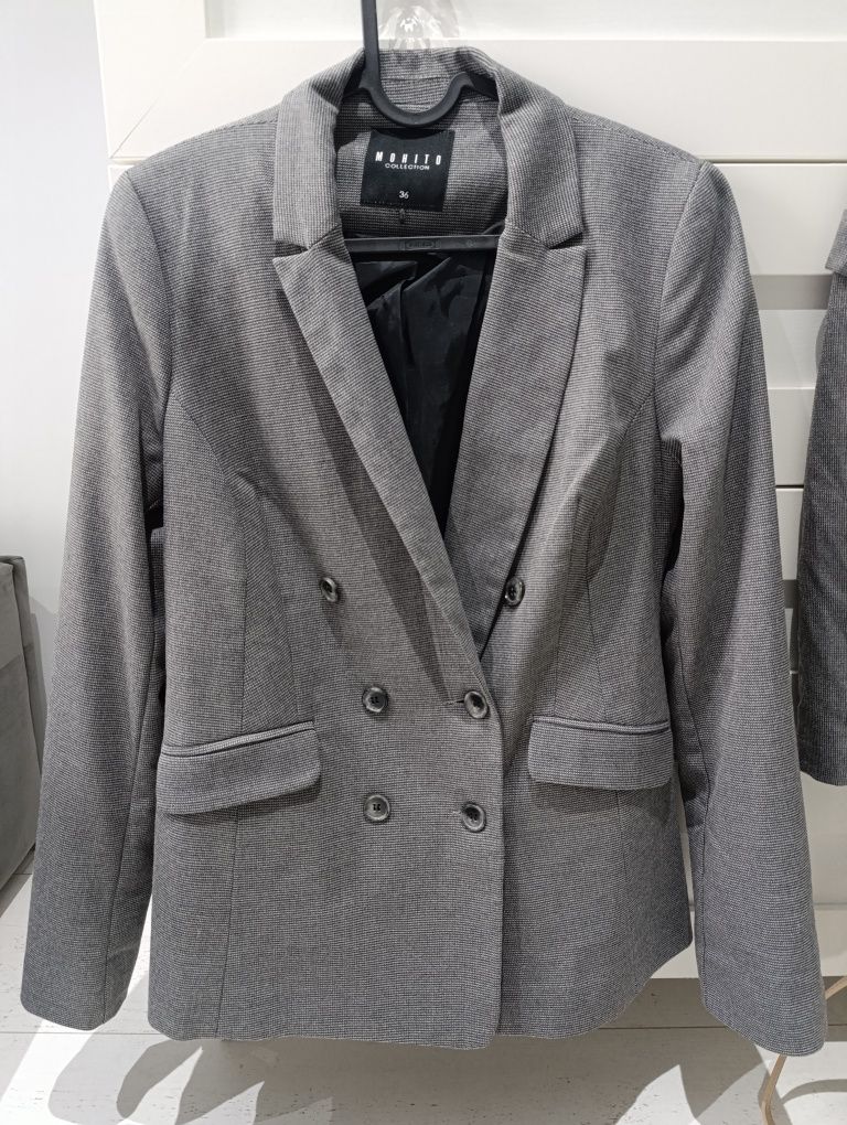 Komplet elegancki damski S 36 mohito spódnica marynarka komplet
