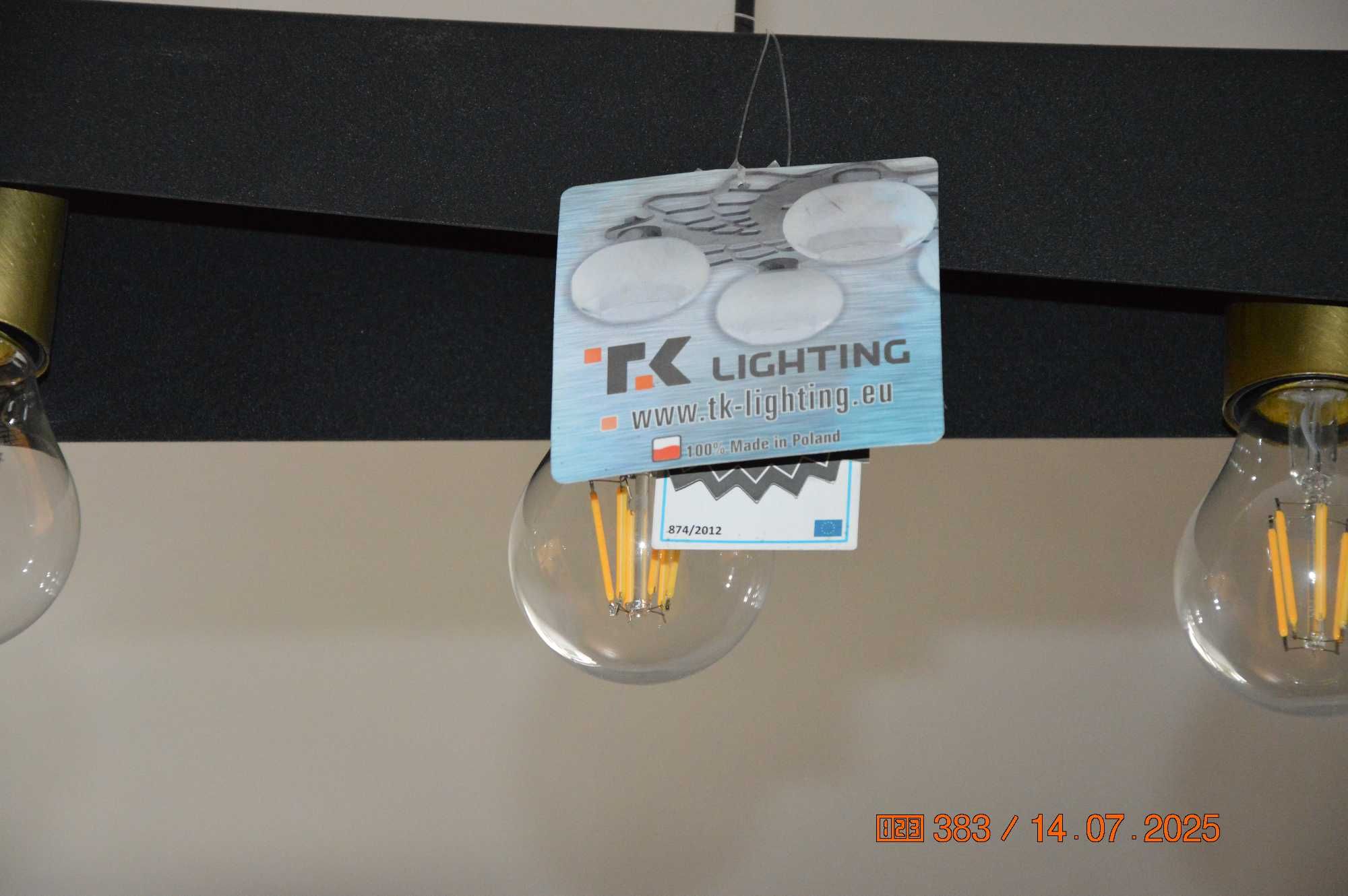 Nowa lampa Żyrandol