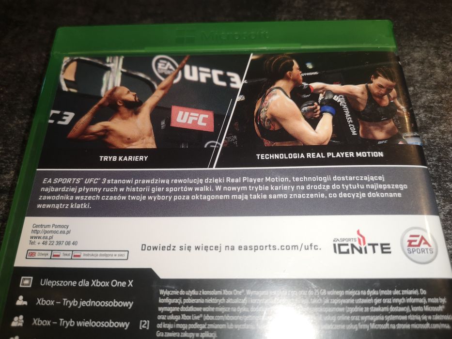 UFC 3 XBOX ONE gra PL (możliwość wymiany)