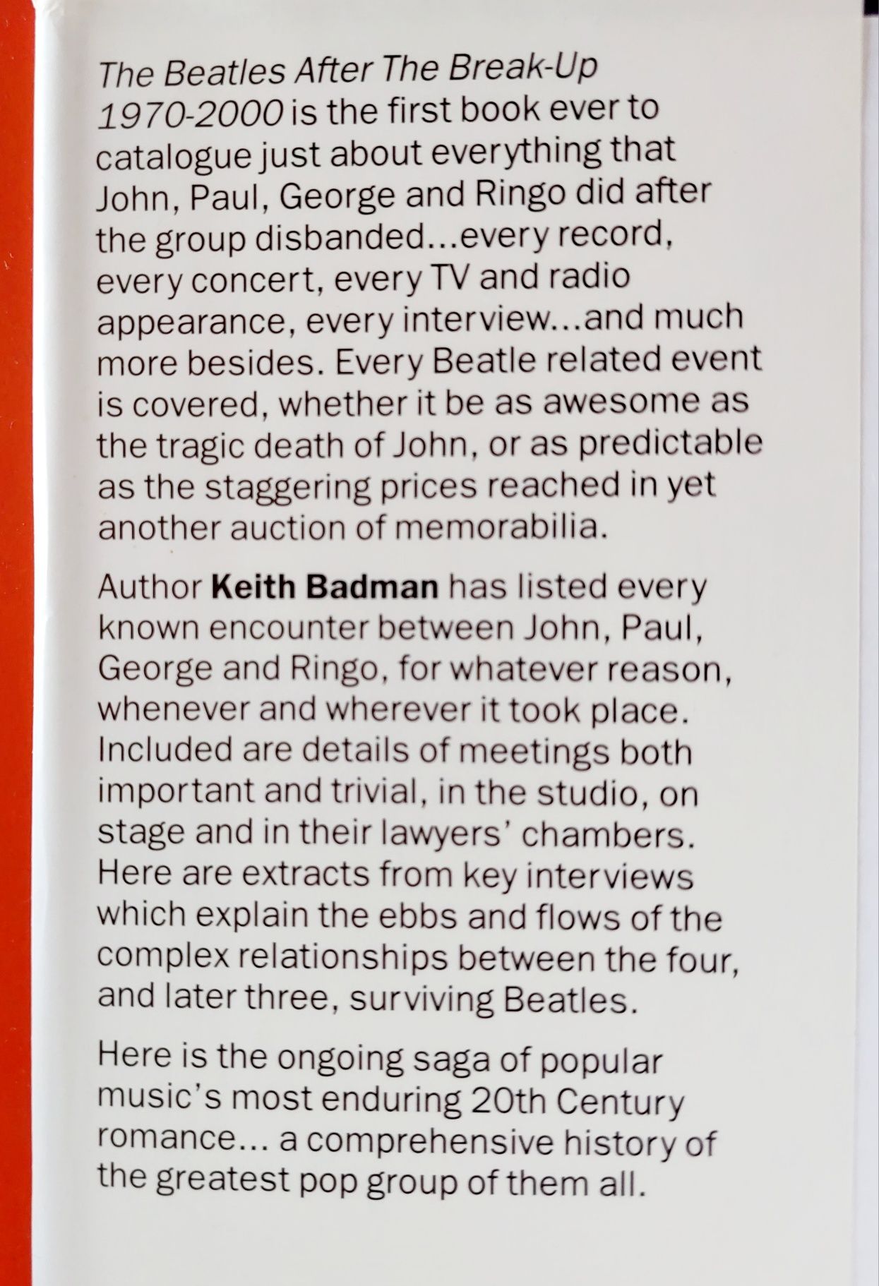 The Beatles After the Break-Up