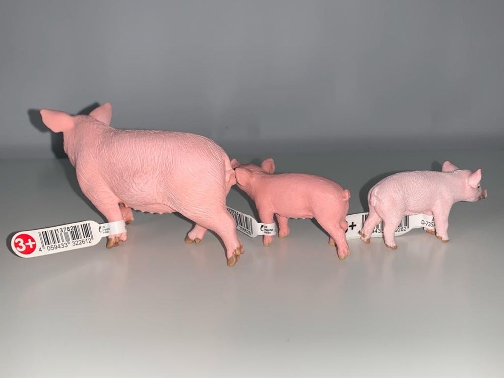 Schleich zestaw 3 NOWE świnki