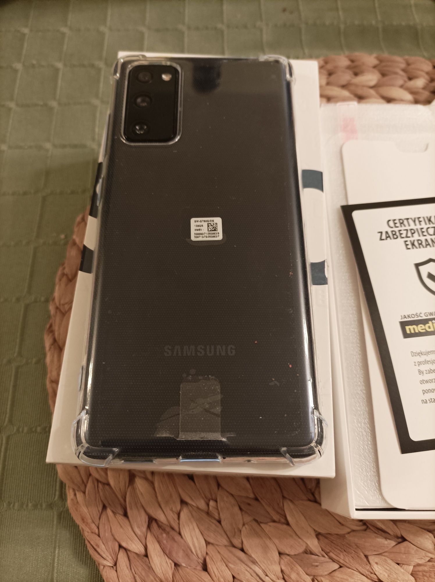 Samsung s20fe cloud blue 128gb telefon media expert komplet zadbany