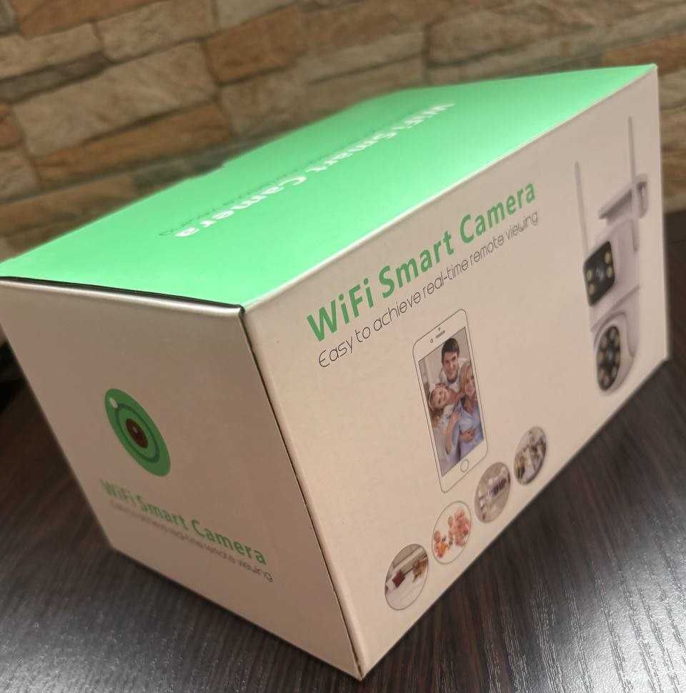 Двойная уличная камера видеонаблюдения Icsee WIFI поворотная