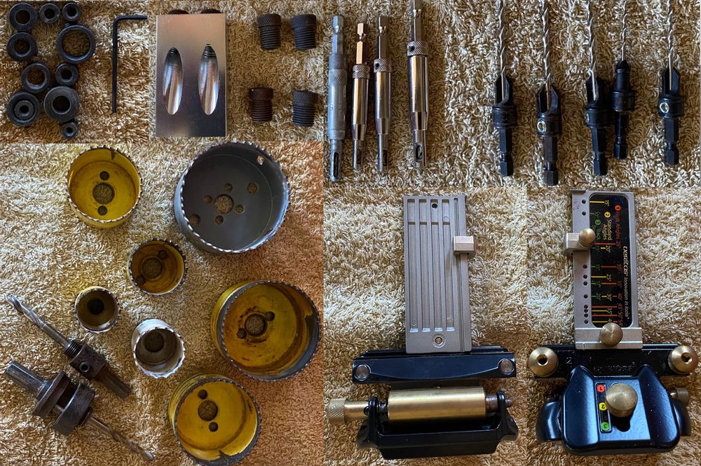 Conjunto de ferramentas p/ madeira como novas