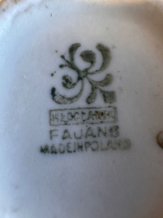 Ceramiczna zastawa malowana