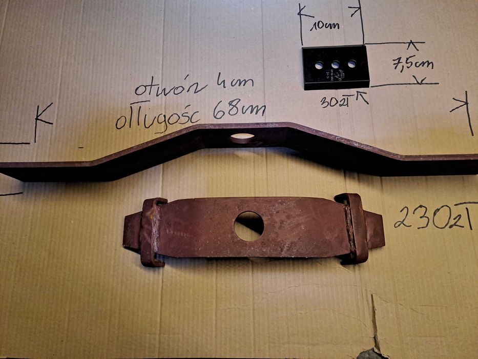 śmigło ramię łapa mocowanie noży kosiarki rokosad sadowniczej