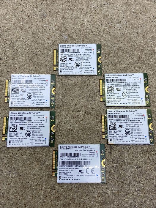 Модем 3G/4G для Ноутбуків Lenovo SW10H24567 Sierra Wireless EM7455