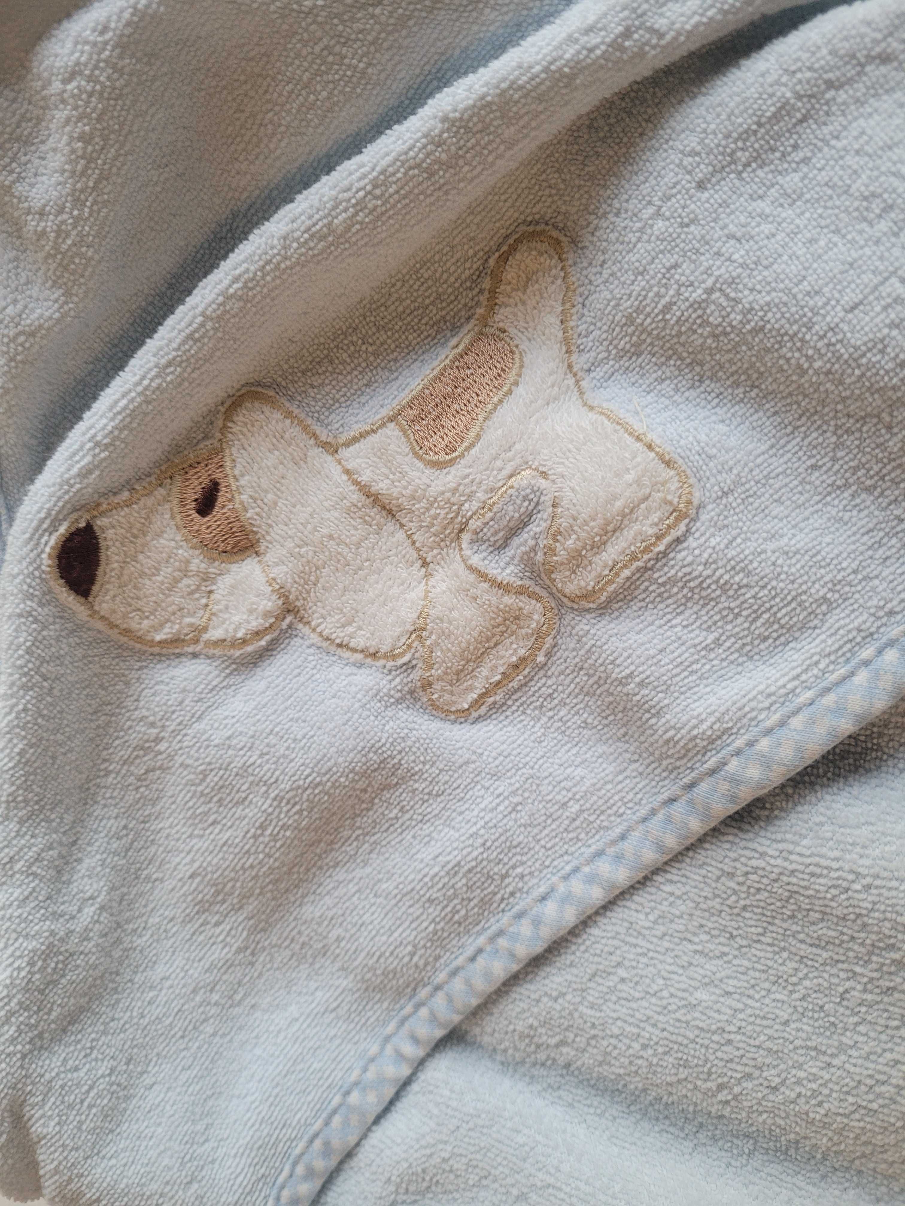 Ręczniki kąpielowe dla niemowlaka z kapturkiem 2sztuki