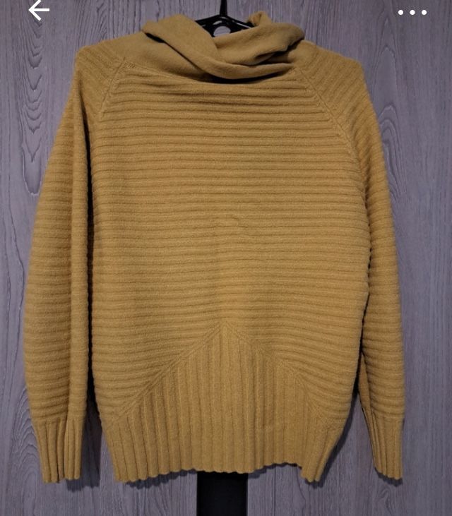 Bluza, sweter musztardowy, r. M
