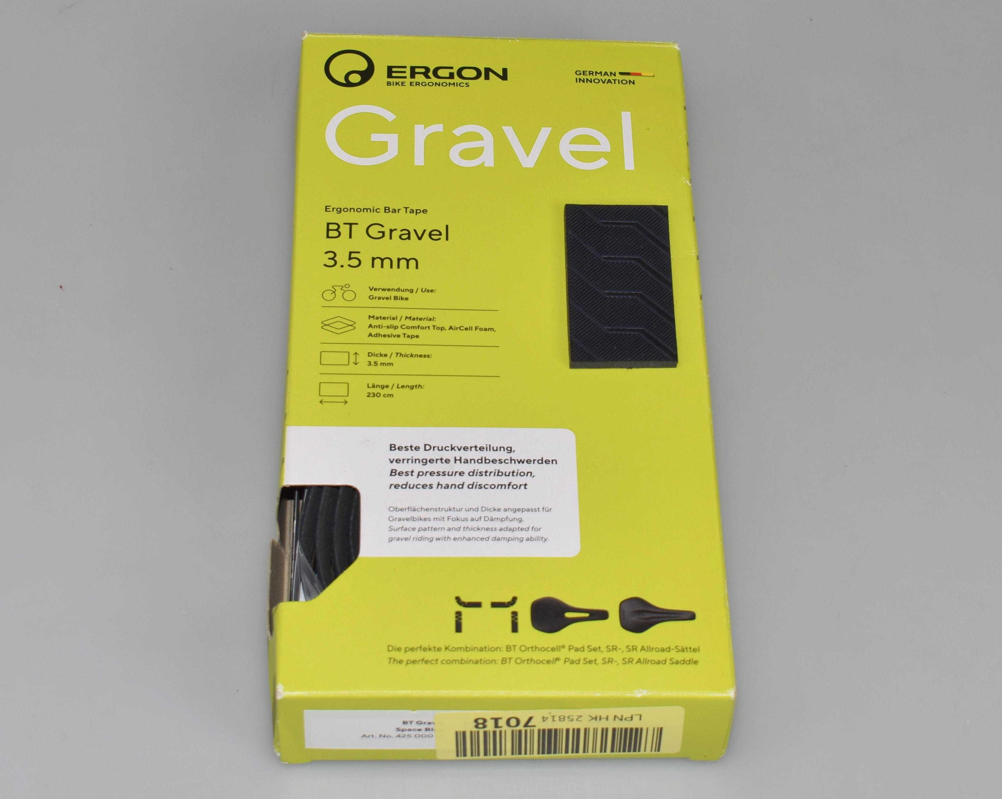 Owijka na kierownicę  Ergon BT Gravel niebieski 3,5 x 2100 x 2 cm