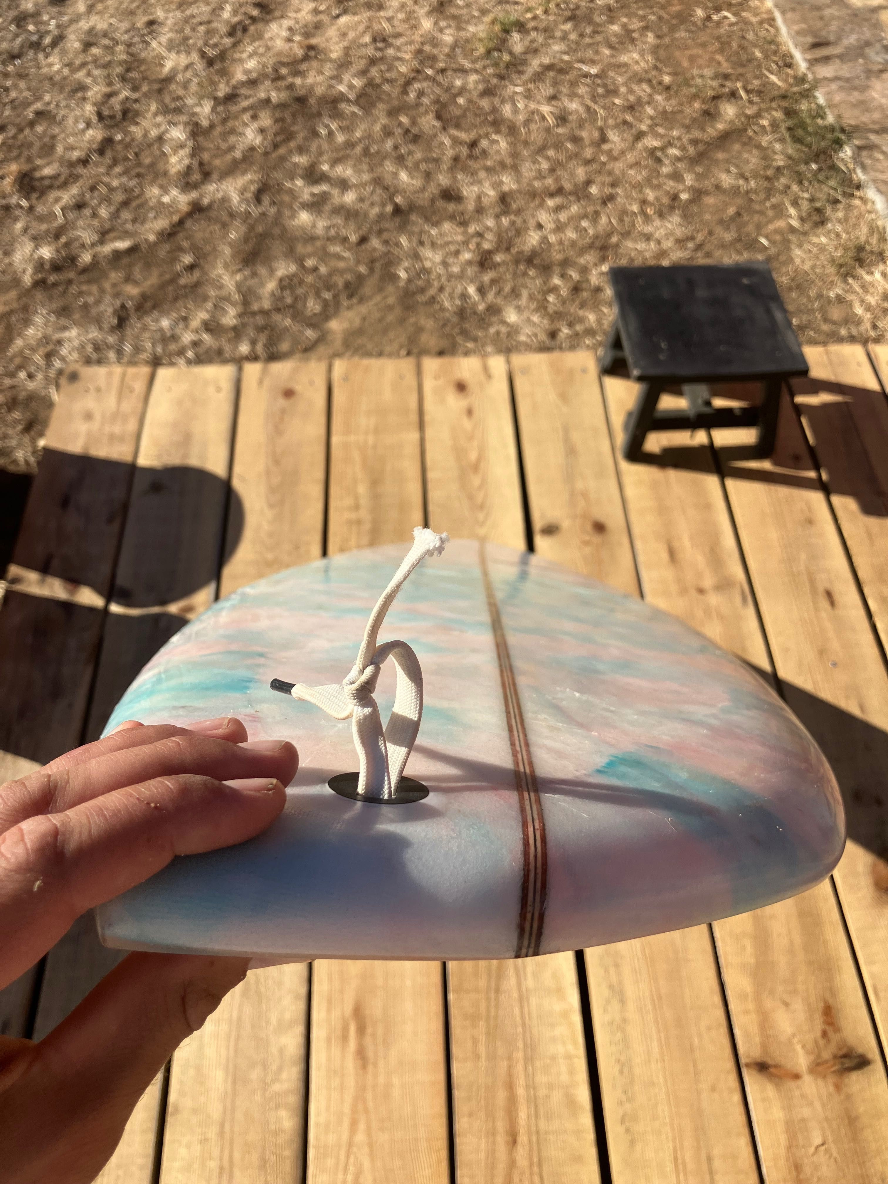 Twin fin fish Downtheline prancha surf asym