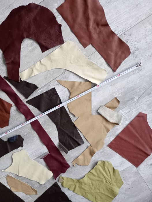 Skóra naturalna duże kawałki