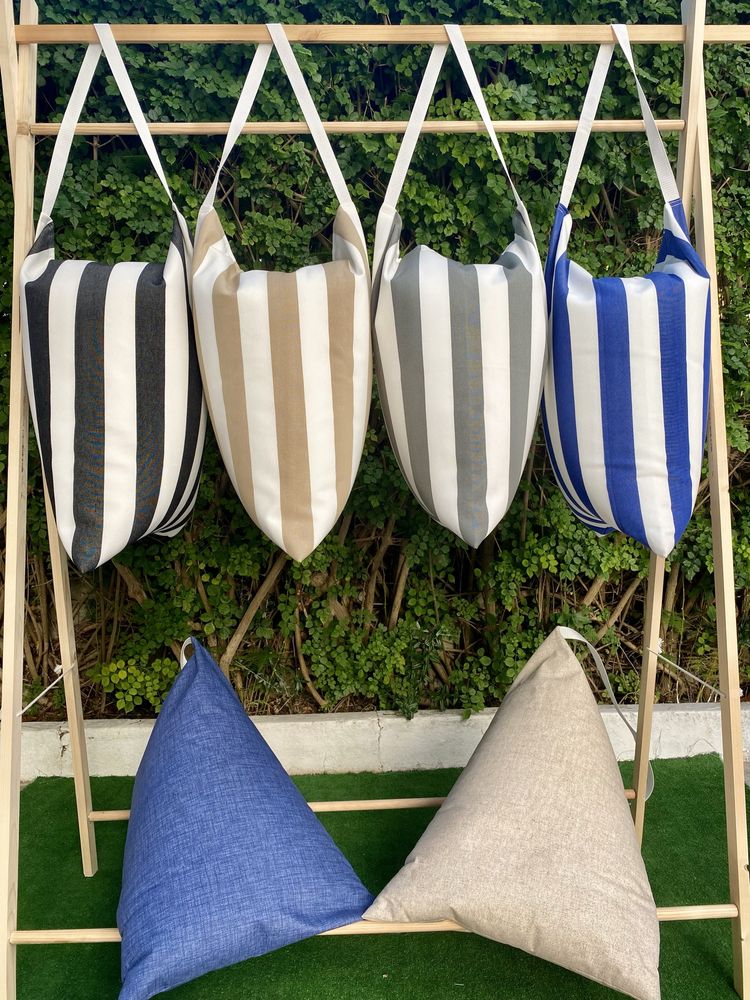 Almofada / Puff de Praia, Piscina, Campo, Casa… - ENTREGA IMEDIATA