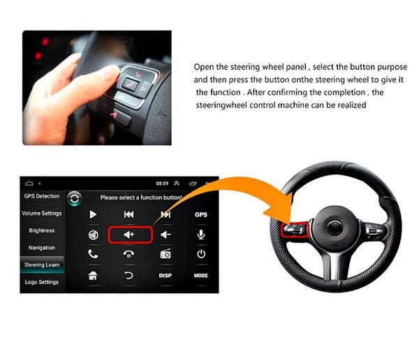 Штатна магнітола Android 10" 2 16 для Volkswagen Wifi GPS Passat B6 CC