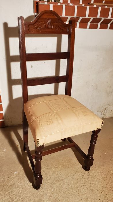 Cadeira vintage estofada