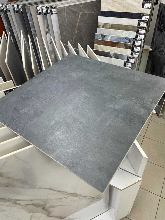 ЗАЛИШКИ плитки зі складу керамограніт формат 60*60 під бетон