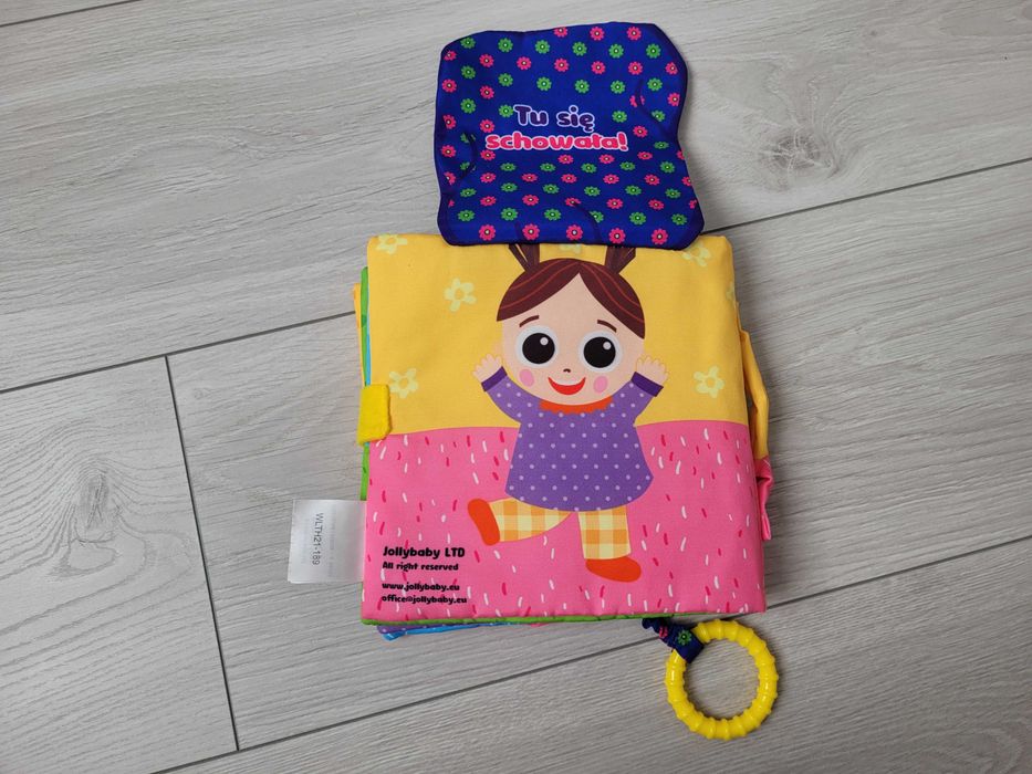 Książeczka sensoryczna Jolly Baby gdzie jest dziewczynka