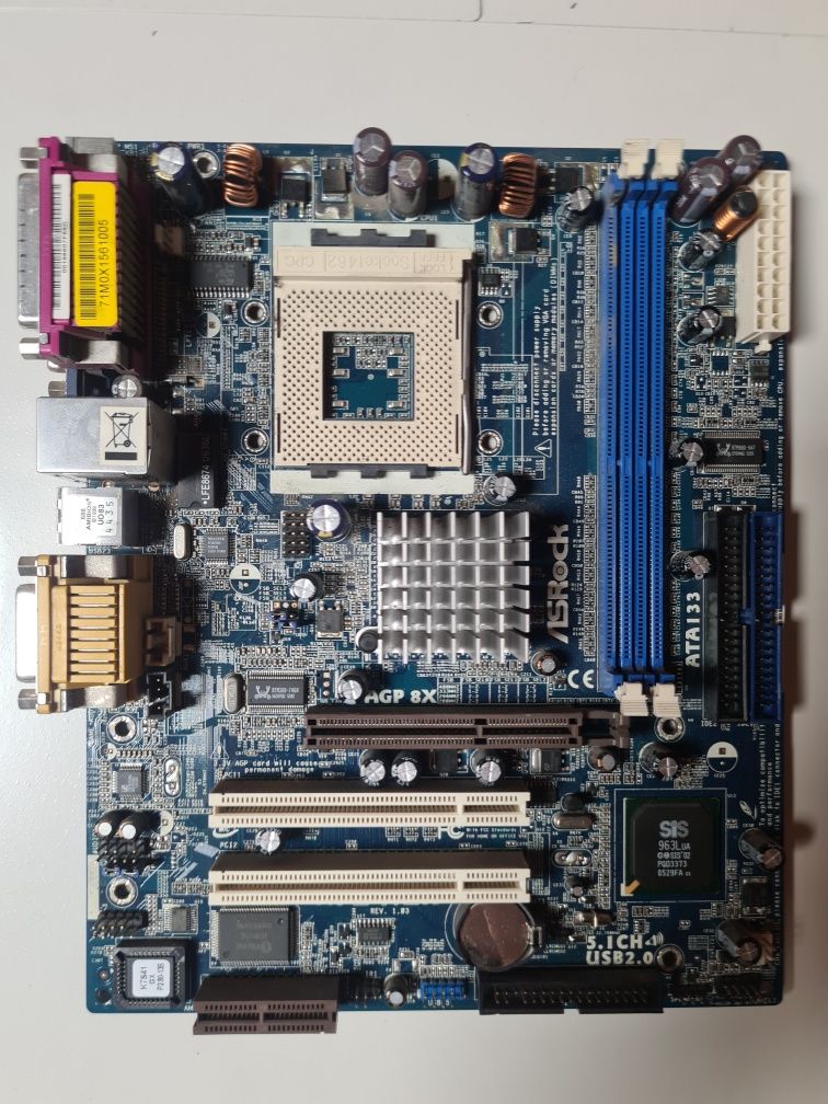 Płyta główna ASRock K7S41GX 1.03 mATX, AGP  SocketA/462