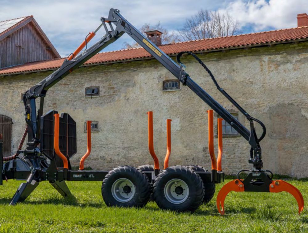 BMF 650 6.5m Zuraw HDS do Przyczepa Lesna BMF  Maskiner