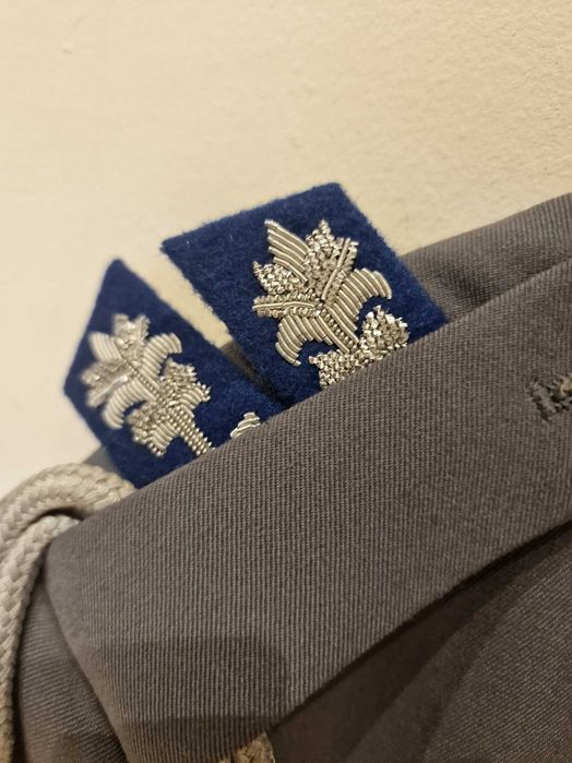 Unikat- nowy mundur milicji, PRL 89', rozm. 104-170, orzeł bez korony