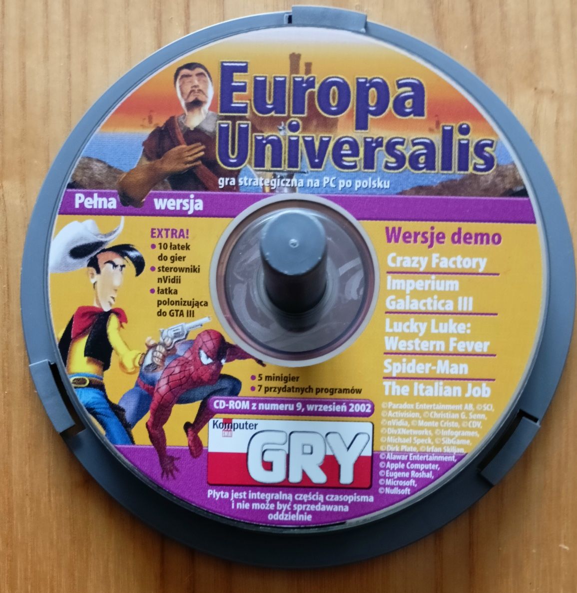Europa Universalis  Gry komputerowe na płycie CD