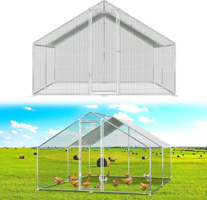 Klatka Wybieg Woliera dla drobiu Kur Kaczek Królików 3x2/3x3/3x6/3x8