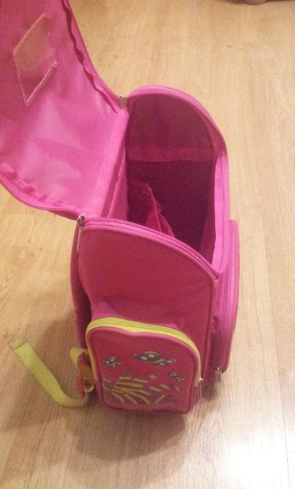 Plecak szkolny / tornister ENDO - różowy