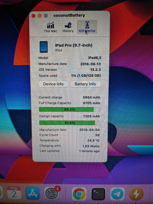 Apple iPad Pro 9.7 на 128 GB #126