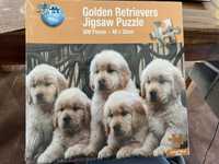 Puzzle nowe Pieski Golden Retrievers 500