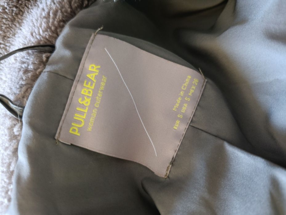 Kurtka s miś Teddy futerko brązowe krótkie