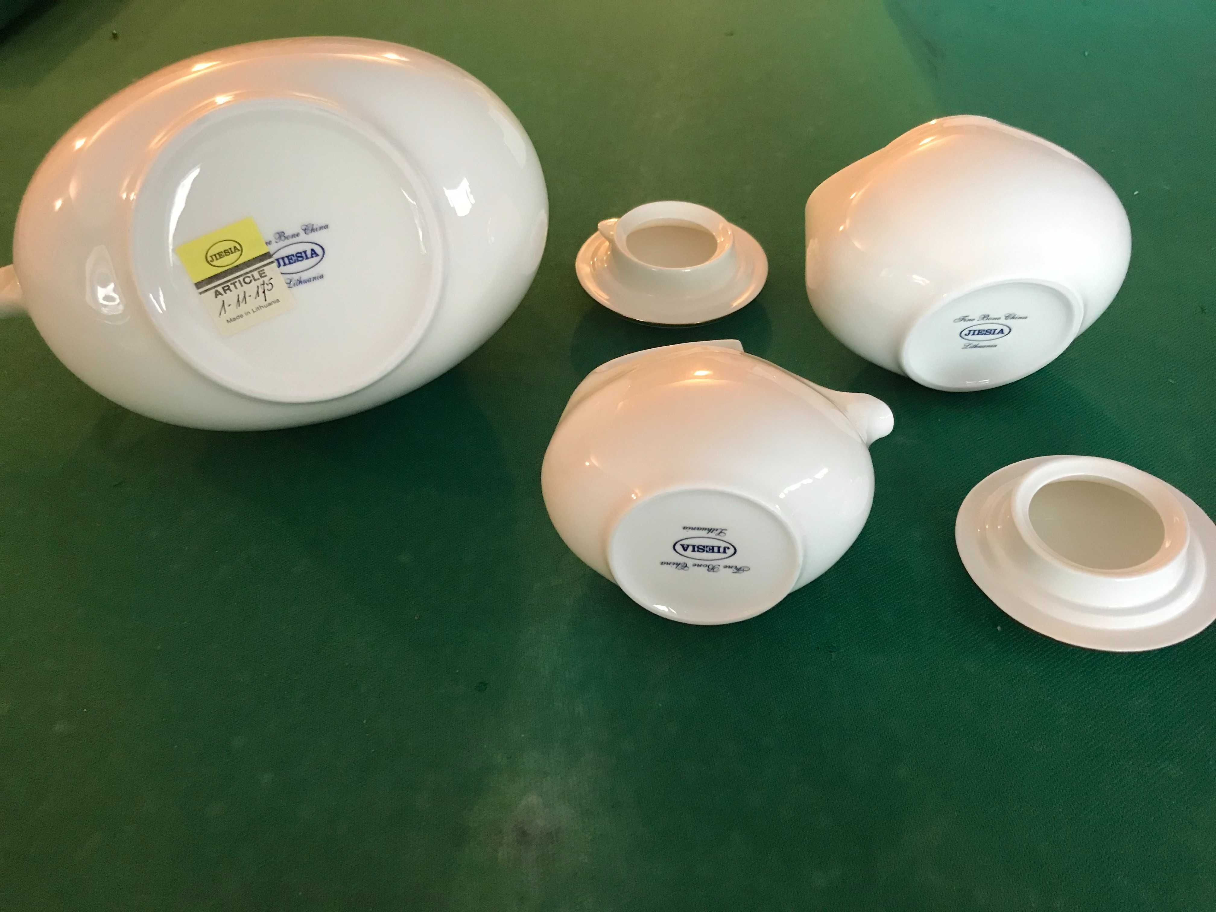 Komplet porcelanowy JIESIA Bone China dla 6 osób