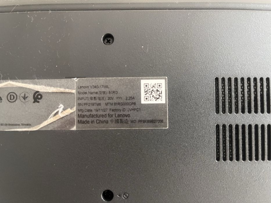 Laptop Lenovo V340-17IWL | i5-8265U / 8GB /SSD 238GB Windows 11 Pro