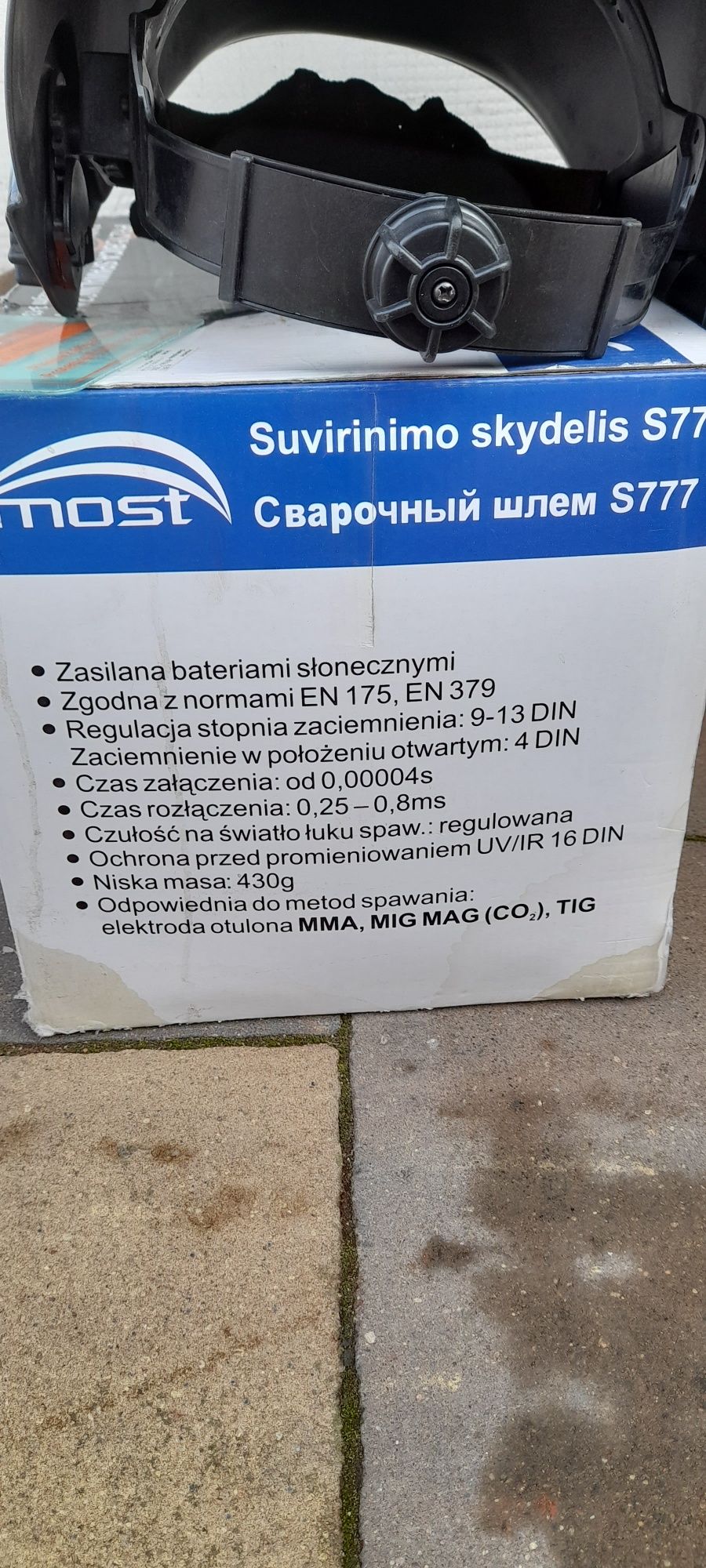 Przyłbica spawalnicza most s777 eagla 9-13 din