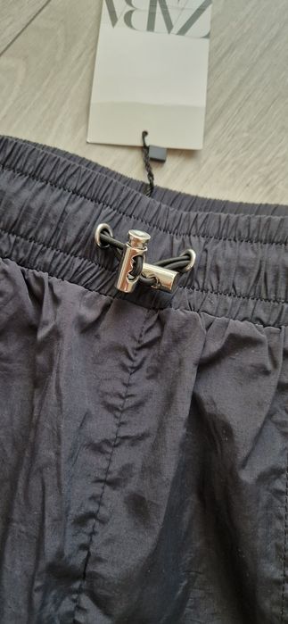 Zara krótkie spodenki szorty sportowe czarne