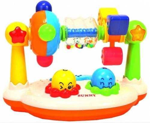 Interaktywna grzechotka muzyczne królestwo dla dzieci zabawka