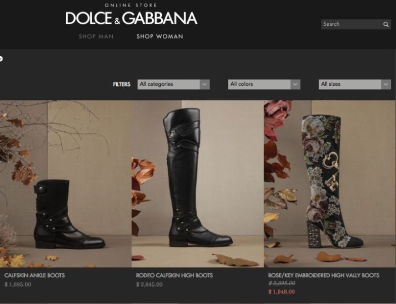 ORYGINAŁ kozaki Dolce Gabbana D&G skóra futro