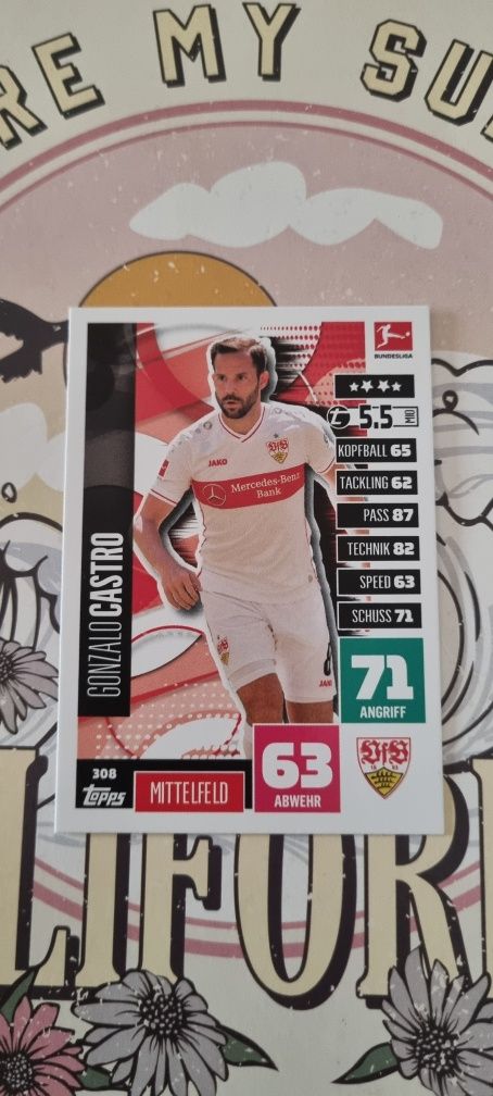Topps Match Attax 20/21 Gonzalo Castro