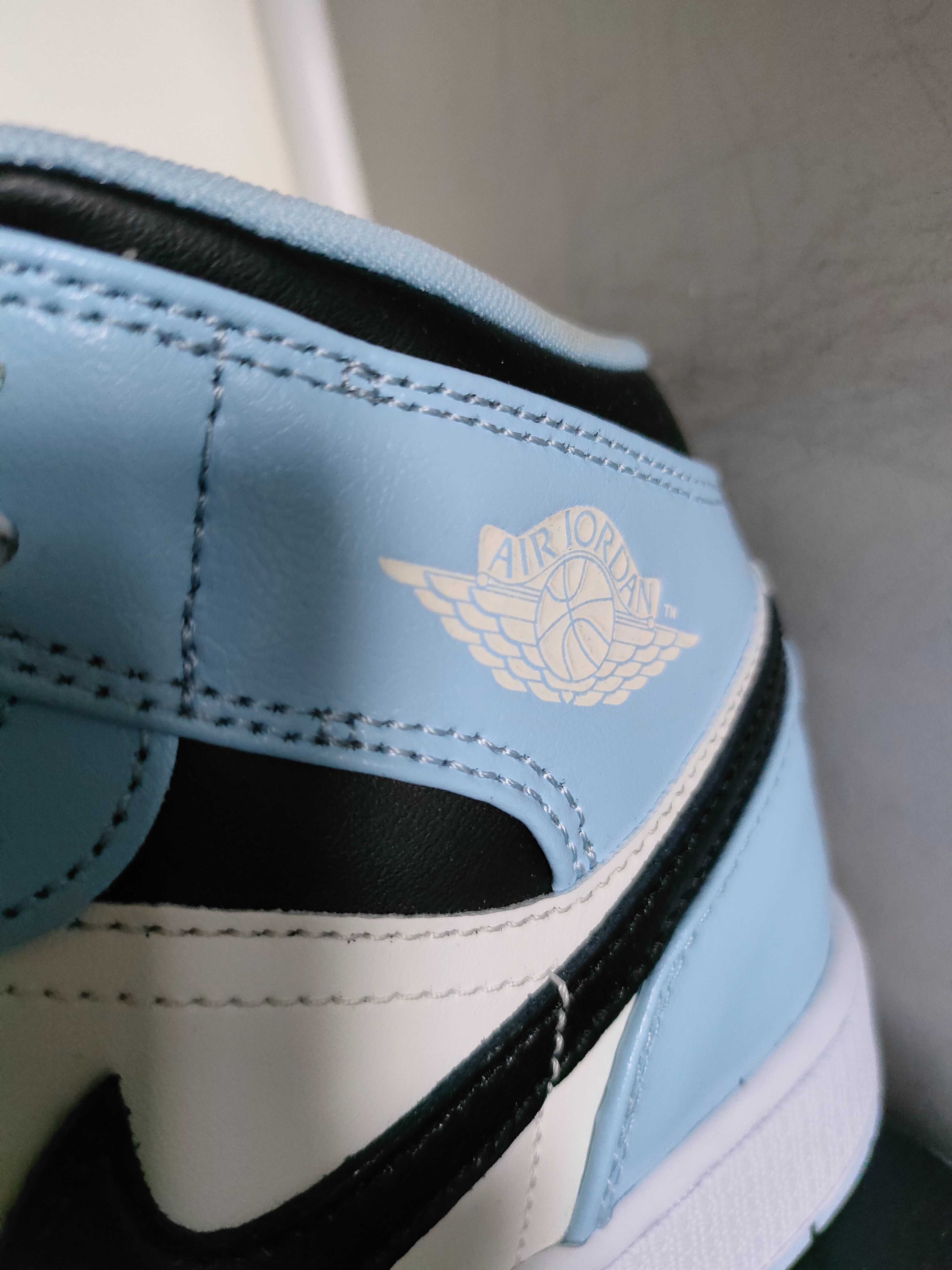 Buty nike air jordan 1 mid ice blue 37.5