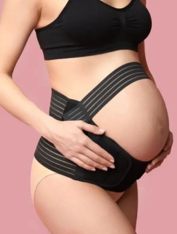 Бандаж пояс для беременных эластичный дородовой и послеродовой