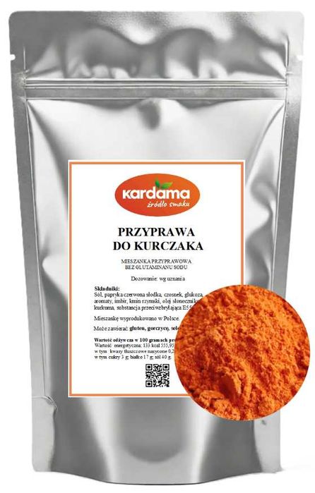 Przyprawa do kurczaka bez glutaminianu sodu 500 gramów